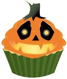 Jack-O'-Lantern Halloween Cupcake